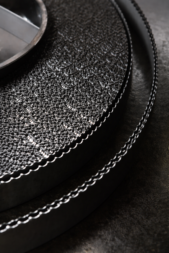 bandsaw blade tooth geometry close up industrial cutting blade manufacturer wokeli